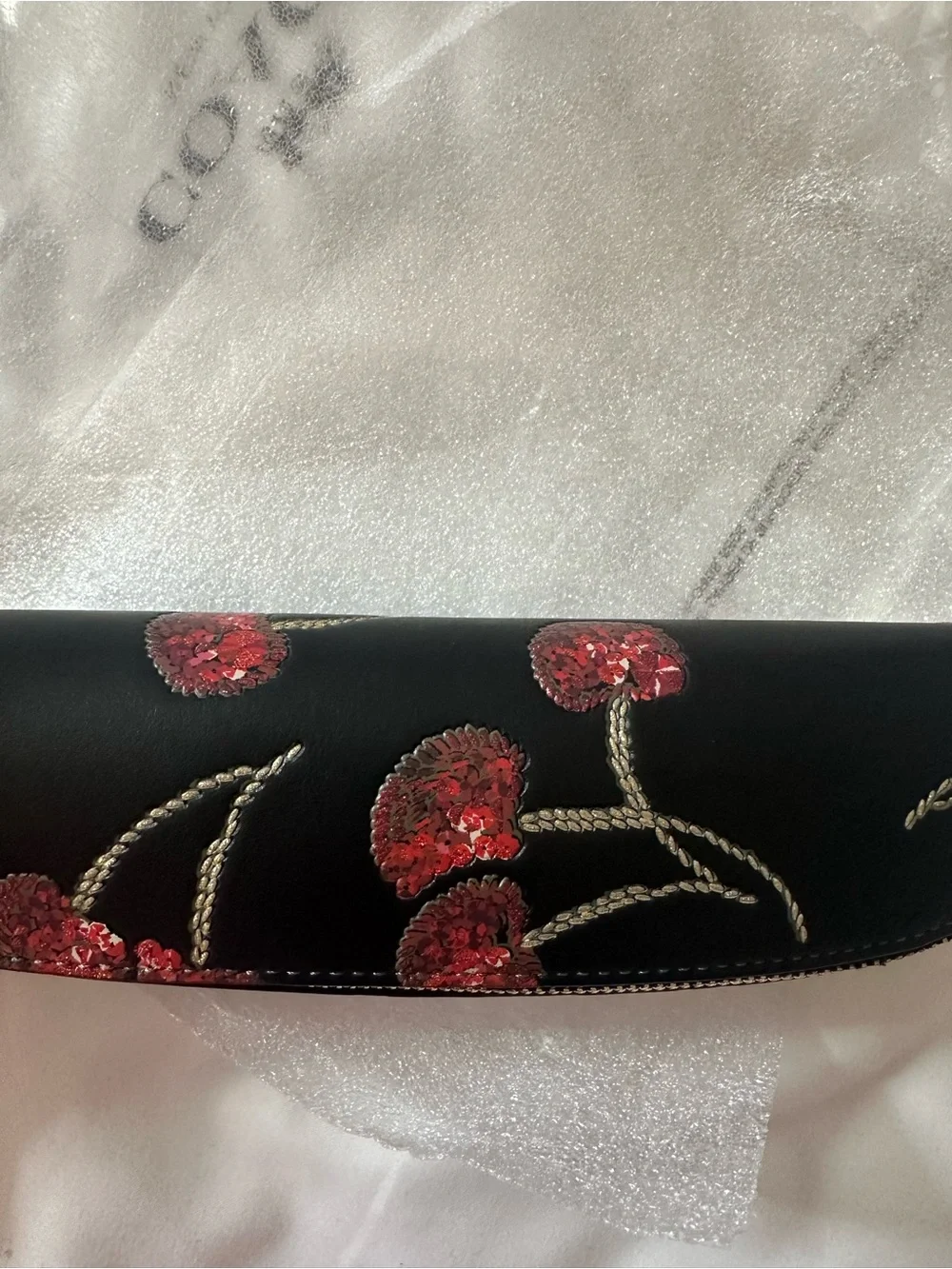 Coach pencil pouch